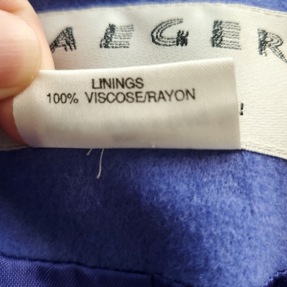 Vintage jaeger light purple blazer, wool angora - Picture 7 of 12